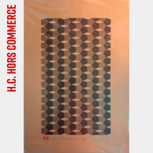 Serigrafia A3 - Bairro de Pirâmides e Pentágonos.