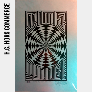 Serigrafia A3 'Time Tunnel - Fractal'